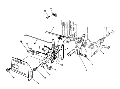 Governor Assembly (Engine Model No. Vmj8) Diagram and Parts List for 26624 0000001 - 0001101 Toro Lawn Mower