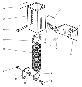 Counter Balance Diagram and Parts List for 30564 700001 - 799999 Toro Lawn Mower