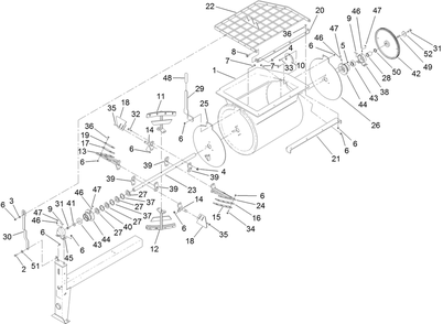 Part Location Diagram of ST25881 Toro Washer-Split