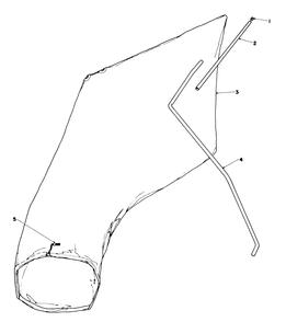 Giant Bagging Kit-Model 29-7010 Diagram and Parts List for 16810 9000001 - 9999999 Toro Lawn Mower