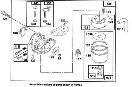 Engine Gts 150 Diagram and Parts List for 20922B 49000001 - 49999999 Toro Lawn Mower