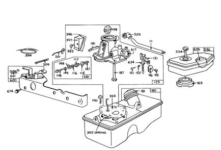 Briggs & Stratton Carburetor Assembly Model 390064 For 19" Hand Propelled Model 16009 Diagram and Parts List for 16277 7000001 - 7999999 Toro Lawn Mower