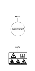Label Set Diagram and Parts List for 22974 400000000 - 401999999 Toro Lawn Tractor Accessories