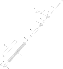 Part Location Diagram of 103-4284 Toro Tensioner-Spring
