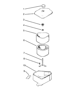 Air Intake/Filtration (Kohler Engine Cv14s-Ps1472) Diagram and Parts List for 72042 5900001 - 5900796 Toro Lawn Tractor