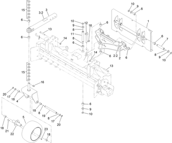 Part Location Diagram of 137-4896 Toro Bushing