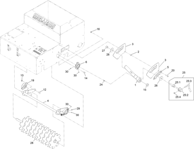 Cutting Wheel Assembly Diagram and Parts List for 33512 400000000-409199999 Toro Seeder