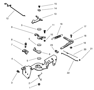 Group 9-Engine Controls (Model 73471 Only) Diagram and Parts List for 73471 9900001 - 9999999 Toro Lawn Tractor
