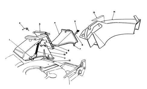 Recycler Side Discharge Kit Model No. 59189 (Optional) Diagram and Parts List for 20218 2000001 - 2999999 Toro Lawn Mower