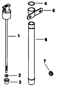 Dipstick-Engine Kohler Model No. Mv16s-Type 56511 Diagram and Parts List for 30117 1000001 - 1999999 Toro Lawn Tractor Accessories