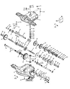 Peerless Transaxle Model Mst 205-509 Diagram and Parts List for 71188 7900001 - 7999999 Toro Lawn Tractor