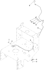 Wire Harness Assembly Diagram and Parts List for 30672 405670000-410299999 Toro Lawn Mower