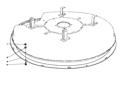 Wet Grass Bagging Kit No. 38-5730 (Optional) Diagram and Parts List for 56145 5000001 - 5999999 Toro Lawn Tractor