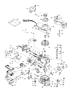 Engine Tecumseh Model No. Tvs100-44001 Diagram and Parts List for 16575 6000001 - 6999999 Toro Lawn Mower
