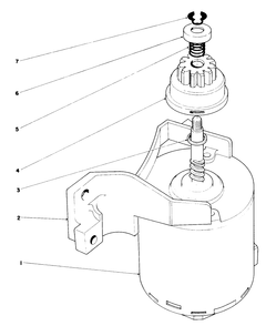 Starter Assembly Diagram and Parts List for 20715 4000001 - 4999999 Toro Lawn Mower