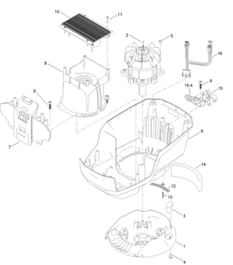 Motor Module No. 134-7868 Diagram and Parts List for 02614T 400000000 - 999999999 Toro Lawn Mower