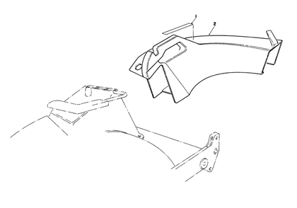 Side Discharge Chute Model No 59168 (Optional) Diagram and Parts List for 20622 0003102 - 0999999 Toro Lawn Mower