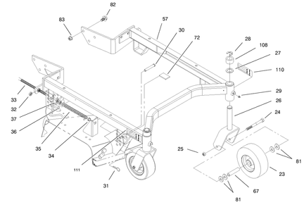 Part Location Diagram of 54-1220 Toro DISCONTINUED