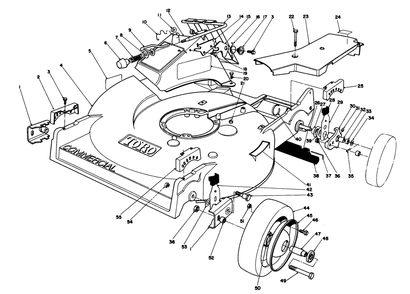 Part Location Diagram of 11-7059 Toro DISCONTINUED