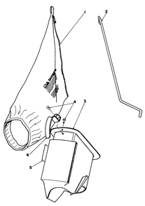 Bagging Kit No. 47-6510 (Optional) Diagram and Parts List for 16793 9000001 - 9999999 Toro Lawn Mower