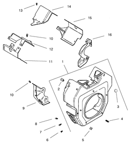 Part Location Diagram of 2411362 Toro Decal, HP