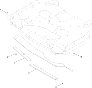 Bagging Enhancement Assembly Diagram and Parts List for 140-4321  Toro Lawn Mower