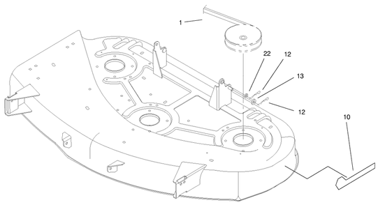 Belt & Decal Assembly Diagram and Parts List for 79108 8900001 - 8999999 Toro Lawn Mower