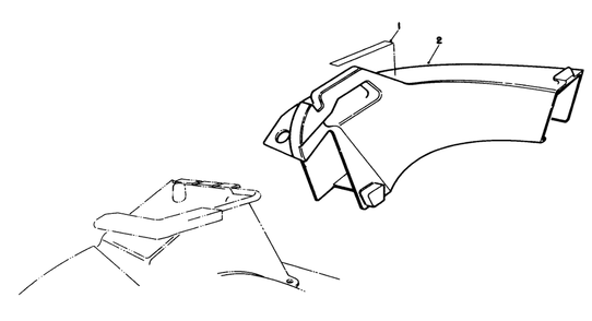 Side Discharge Chute Model No. 59168 (Optional) Diagram and Parts List for 20620C 8000001 - 8999999 Toro Lawn Mower