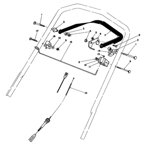 Traction Control Assembly Diagram and Parts List for 20680 4000001 - 4999999 Toro Lawn Mower