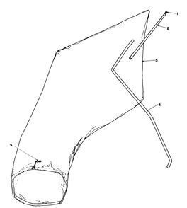 Giant Bagging Kit No. 29-9750 (Optional) Diagram and Parts List for 16165C 6000001 - 6999999 Toro Lawn Mower