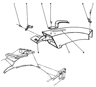 Side Discharge Chute Model No. 59110 (Optional) Diagram and Parts List for 20522C 7000001 - 7999999 Toro Lawn Mower