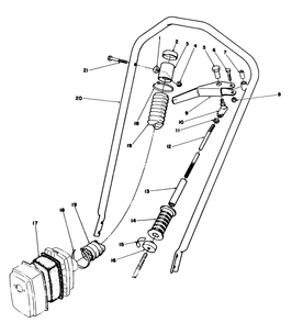 Part Location Diagram of 39-9761 Toro Hose-Air Filter