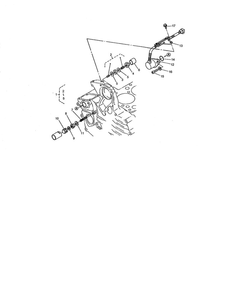 Idle Apparatus/Stop Solenoid Diagram and Parts List for 74264 260000001 AND UP Toro Lawn Mower