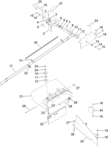 Part Location Diagram of 132-4749 Toro Grip-Lever