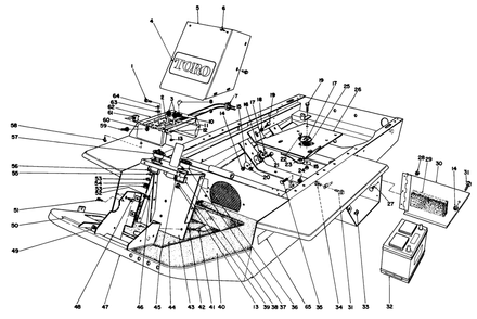 Part Location Diagram of 28-1140 Toro Washer