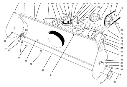 Part Location Diagram of 51-1560 Toro WARNING DECAL