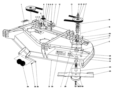 Cutting Unit Model No. 30560 Diagram and Parts List for 30775 400001 - 499999 Toro Lawn Tractor