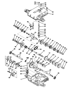 Peerless Transaxle Model 801d Diagram and Parts List for 57356 5000001 - 5999999 Toro Lawn Tractor