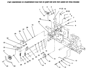 Hydro Drive Diagram and Parts List for 73502 6900001 - 6999999 Toro Lawn Tractor