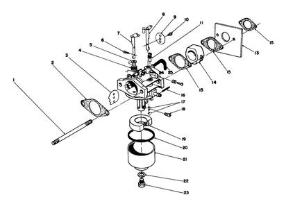 Carburetor Assembly (Engine Model No. 47pj8) (Engine Model No. 47ph7) Diagram and Parts List for 20684C 9000001 - 9999999 Toro Lawn Mower