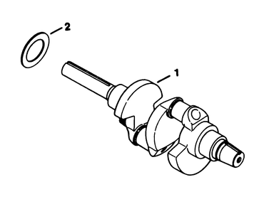 Crankshaft-Engine Kohler Model No. Kt17qs Type No. 24324 (Continued) Diagram and Parts List for 30754 5000001 - 5999999 Toro Lawn Tractor