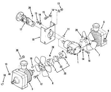 Transmission Drive Diagram and Parts List for R1-24OE02 1000001 - 1999999 Toro Lawn Tractor