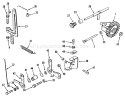 Kohler Governor Linkage Diagram and Parts List for 31-10K801 1990 Toro Lawn Tractor