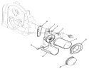 Oil Filter Diagram and Parts List for 31-10K801 1990 Toro Lawn Tractor