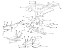 Page AR Diagram and Parts List for 31-10K801 1990 Toro Lawn Tractor