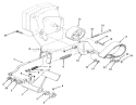 Page G Diagram and Parts List for 31-12KE01 1990 Toro Lawn Tractor