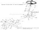 Front Axle And Steering Diagram and Parts List for 31-18KE01 1987 Toro Lawn Tractor