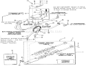 Hydraulic System-400 Series Diagram and Parts List for 31-18KE01 1987 Toro Lawn Tractor