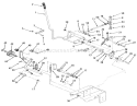 Clutch, Brake & Speed Control Linkage Diagram and Parts List for 31-18KE01 1987 Toro Lawn Tractor