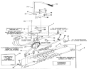 Hydraulic System 520-H Diagram and Parts List for 41-20O801 1990 Toro Lawn Tractor